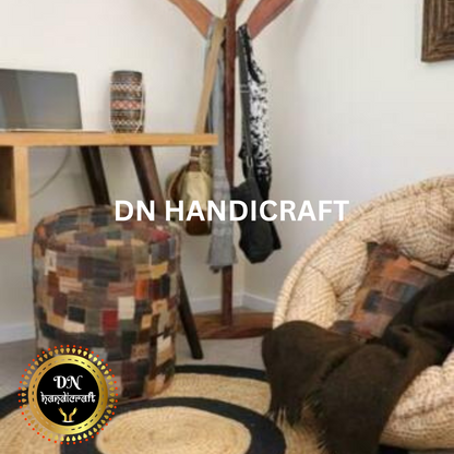 DN Handicraft Handmade Round Jute Rug  Natural Eco-Friendly Area Rug for Living Room, Bedroom & Home Décor