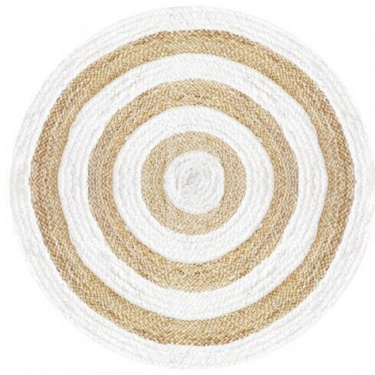 DN Handicraft Decorative Round Jute Rug – Handmade Eco-Friendly Braided Carpet for Cozy Floor Décor (Copy)