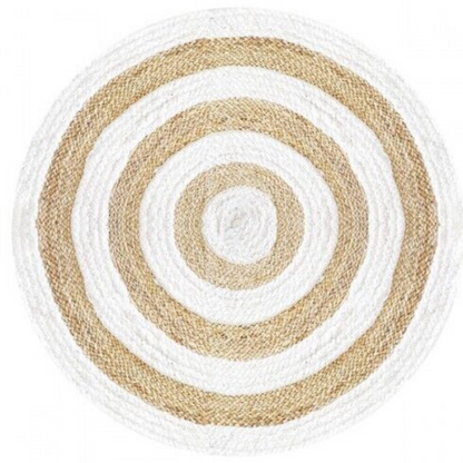 DN Handicraft Decorative Round Jute Rug – Handmade Eco-Friendly Braided Carpet for Cozy Floor Décor (Copy)